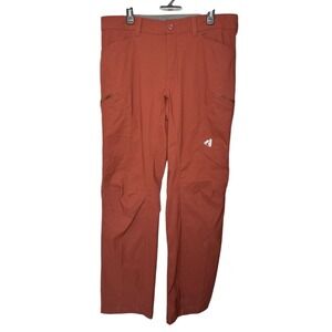 Eddie Bauer First Ascent Red Men's Cargo Pants Size 36T X 34 Hiking Outdoor